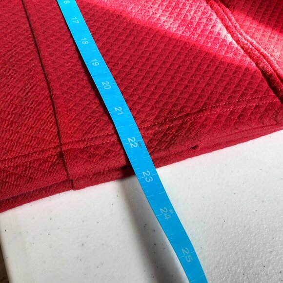 Alfred Dunner Red Quilted Vest Women’s Size 10 Full Zip Sleeveless Jacket - Picture 8 of 8